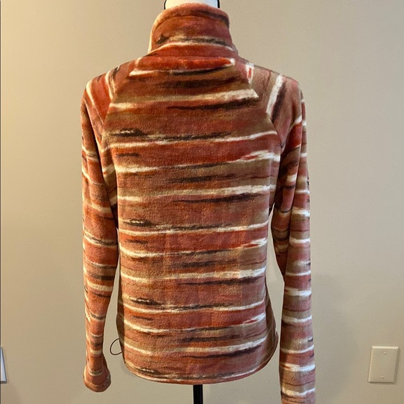 Eddie Bauer Multi Color Striped Half Zip Women's Fleece Pullover Size Sm… - Picture 6 of 9